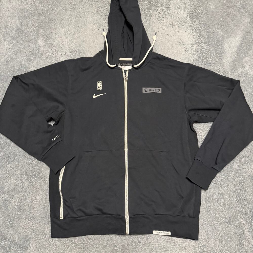 Nike Standard Issue Hoodie Mens Medium Tall NBA Minnesota Timberwolves Zip Up
